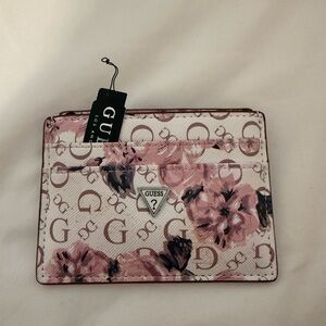 Guess Floral Card Holder
